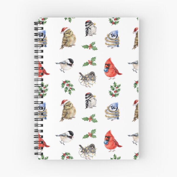 Item preview, Cute Christmas Birds Pattern - Birdwatcher Holiday designed and sold by Neurospicy Trolls.