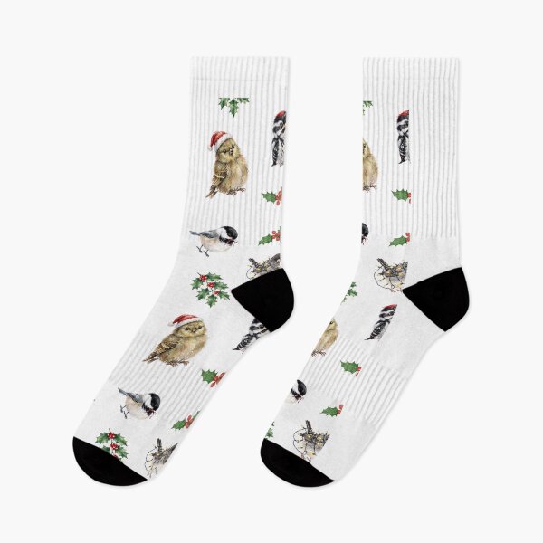 Item preview, Cute Christmas Birds Pattern - Birdwatcher Holiday designed and sold by Neurospicy Trolls.