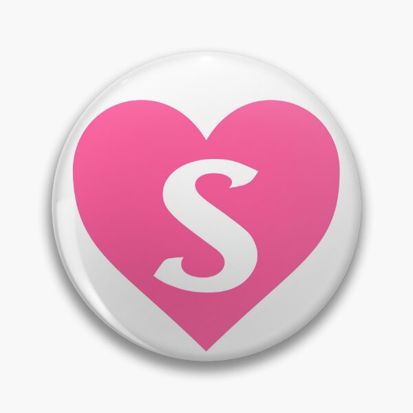 Item preview, Alphabet Letter S Pink Heart designed and sold by Jeallan Designs.