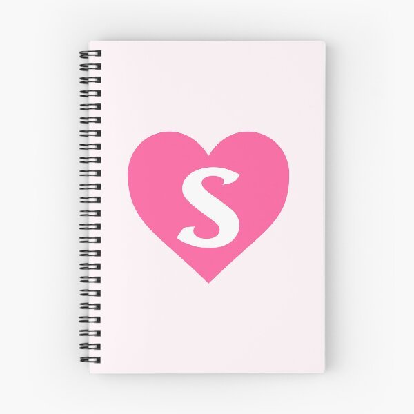 Item preview, Alphabet Letter S Pink Heart designed and sold by Jeallan Designs.