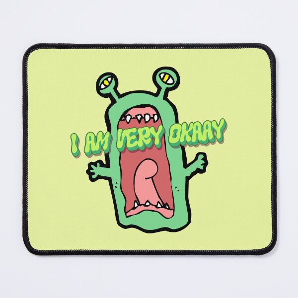 Item preview, Title: I Am Very Okay – Funny Alien Monster designed and sold by ArtivaaStudio.