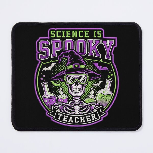 Item preview, Science Is Spooky Teacher Skeleton Lab Beakers Halloween designed and sold by TeNovaStudio.