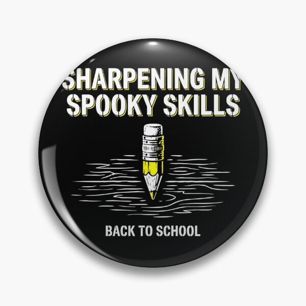 Item preview, Sharpening My Spooky Skills Back To School Pencil Halloween designed and sold by TeNovaStudio.