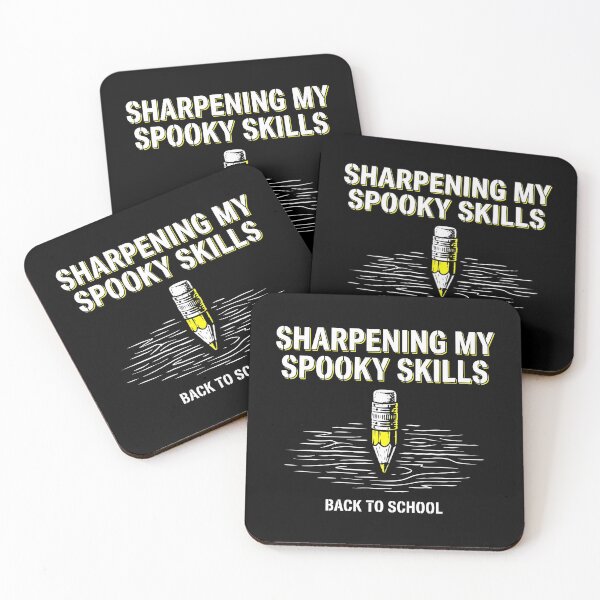 Item preview, Sharpening My Spooky Skills Back To School Pencil Halloween designed and sold by TeNovaStudio.