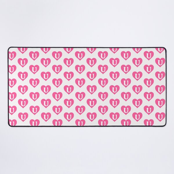 Item preview, Alphabet Letter U Pink Heart designed and sold by Jeallan Designs.
