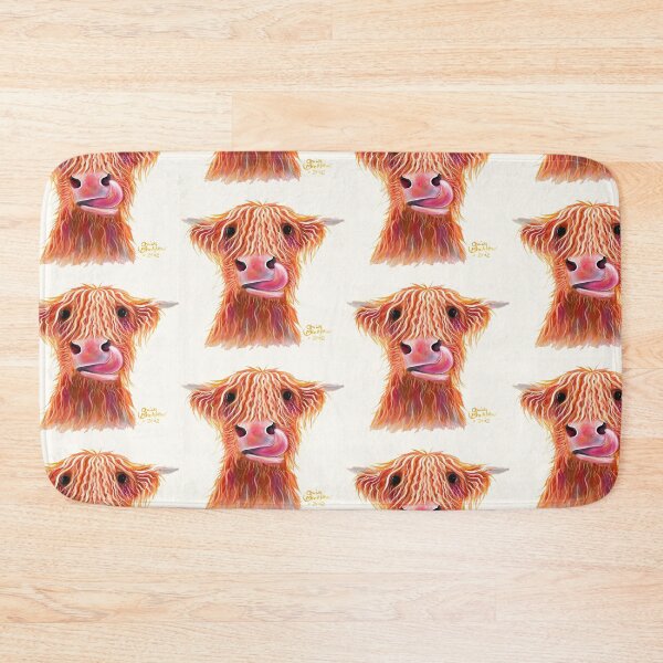 Item preview, Scottish Highland Cow ' GARLIC ' by Shirley MacArthur designed and sold by Shirley MacArthur Art.