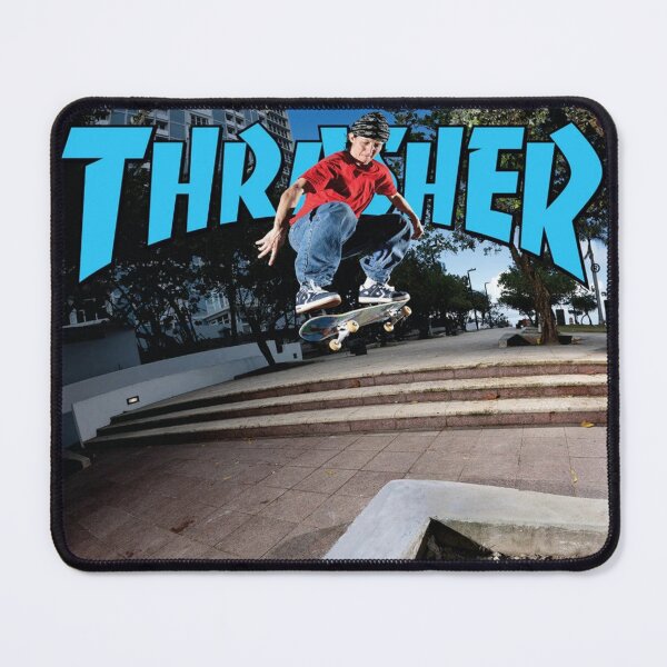 Item preview, Thrasher Skateboard Skate Design Art Print Poster Wall Tee Vest designed and sold by Cool Robot Bro..