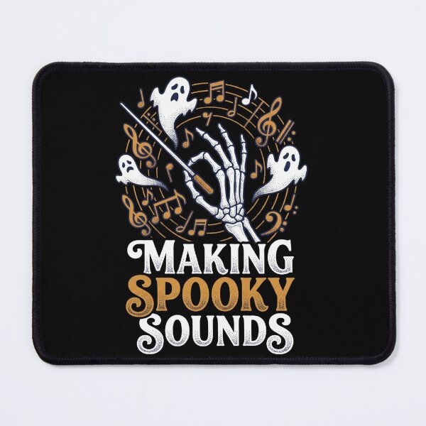 Item preview, Making Spooky Sounds Skeleton Conductor Ghost Choir Halloween designed and sold by TeNovaStudio.