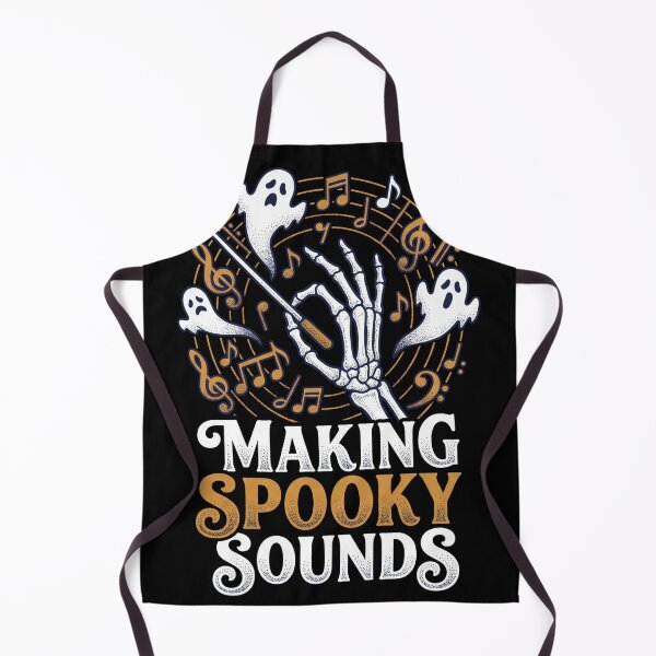 Item preview, Making Spooky Sounds Skeleton Conductor Ghost Choir Halloween designed and sold by TeNovaStudio.