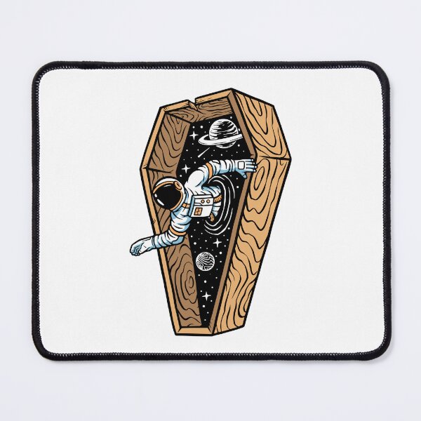 Item preview, Surreal Astronaut Emerging from a Cosmic Coffin designed and sold by TotalityDesigns.