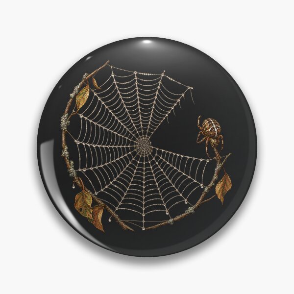 Item preview, Vintage Gothic Spiderweb Among Autumn Branches designed and sold by yayor.