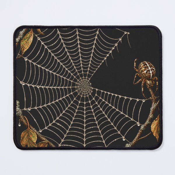 Item preview, Vintage Gothic Spiderweb Among Autumn Branches designed and sold by yayor.