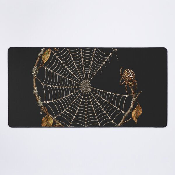 Item preview, Vintage Gothic Spiderweb Among Autumn Branches designed and sold by yayor.