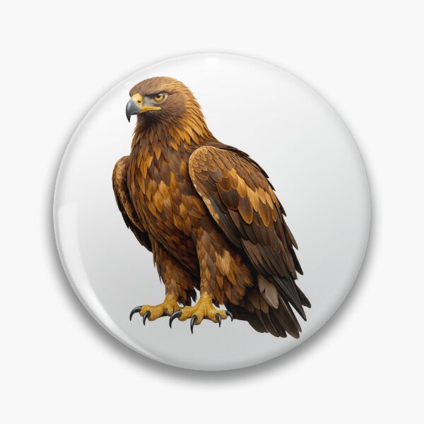 Item preview, Majestic Golden Eagle Illustration designed and sold by AmirArtisanVibe.