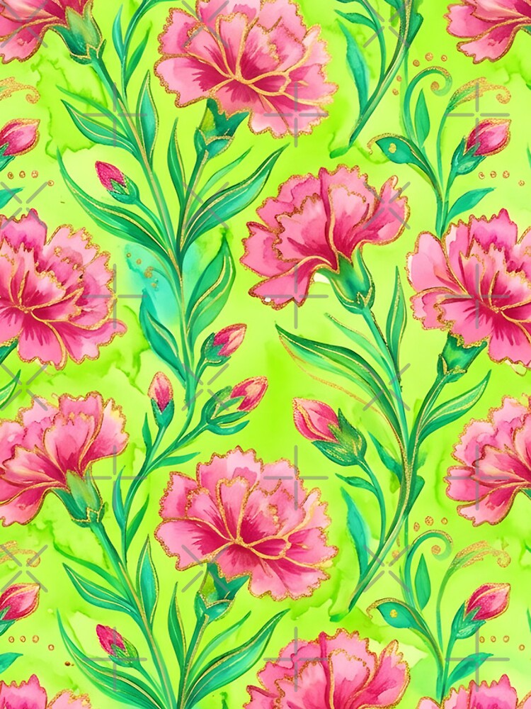 Thumbnail 4 of 4, iPhone Case, Carnations designed and sold by GraphicsClub.