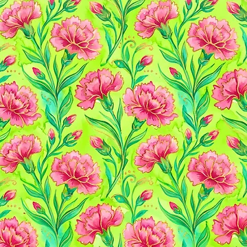 Artwork thumbnail, Carnations by GraphicsClub