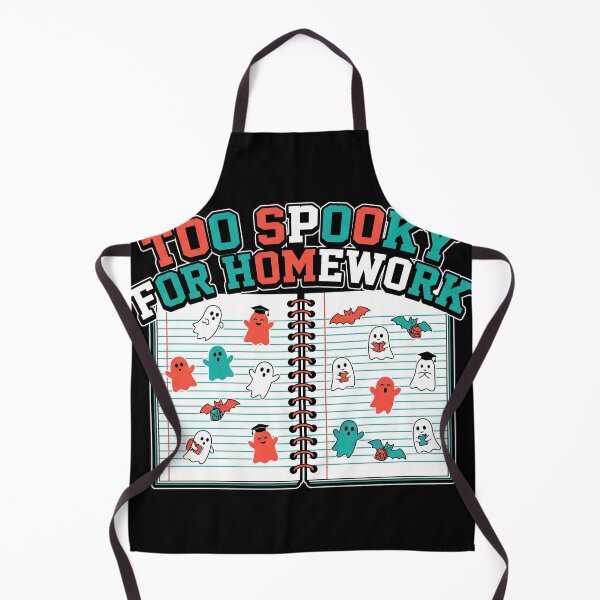 Item preview, Too Spooky For Homework Cute Ghost Notebook School Halloween designed and sold by TeNovaStudio.