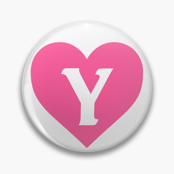 Item preview, Alphabet Letter Y Pink Heart designed and sold by Jeallan Designs.