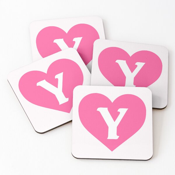 Item preview, Alphabet Letter Y Pink Heart designed and sold by Jeallan Designs.