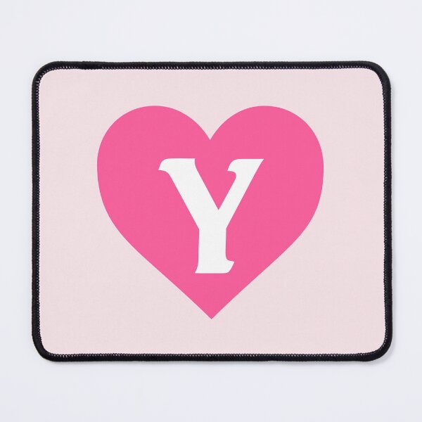 Item preview, Alphabet Letter Y Pink Heart designed and sold by Jeallan Designs.