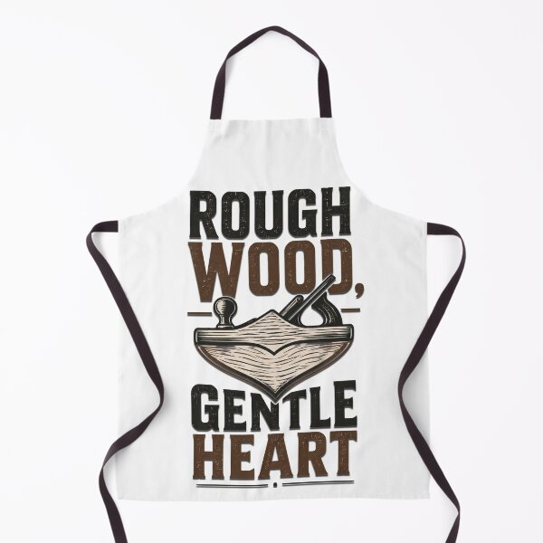 Item preview, Rough Wood Gentle Heart - Funny Woodworking & Carpenter Gift designed and sold by Haque Desigens.