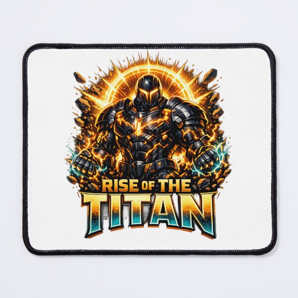 Item preview, Rise of the Titan Powerful Warrior Strength Motivation Design designed and sold by irfanshikh.