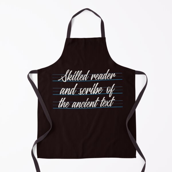 Item preview, SKILLED READER AND SCRIBE OF THE ANCIENT TEXT | EVERYDAY SARCASM — CURSIVE EDITION designed and sold by WitLounge.