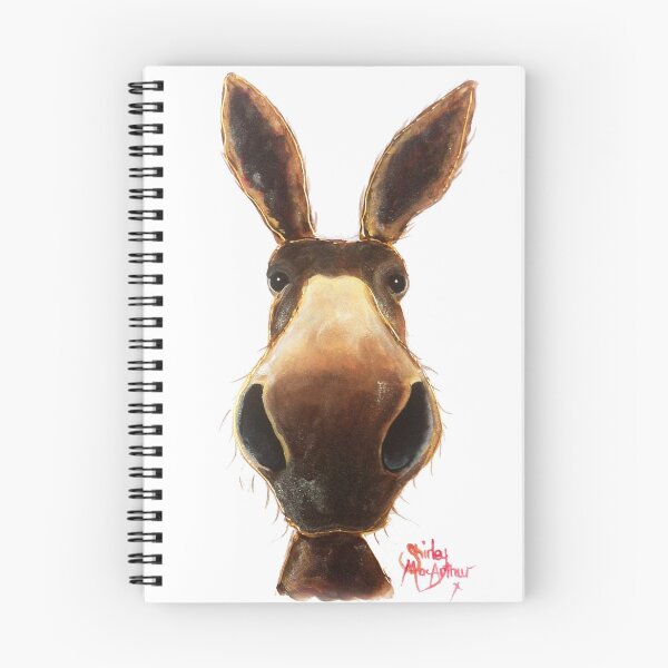 Item preview, Happy Donkey ' TEDDY ' by Shirley MacArthur designed and sold by Shirley MacArthur Art.