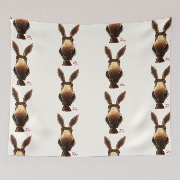 Item preview, Happy Donkey ' TEDDY ' by Shirley MacArthur designed and sold by Shirley MacArthur Art.