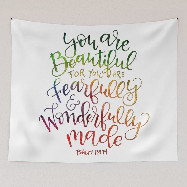 Item preview, Rainbow Psalms 139:14 designed and sold by karenbarrett.