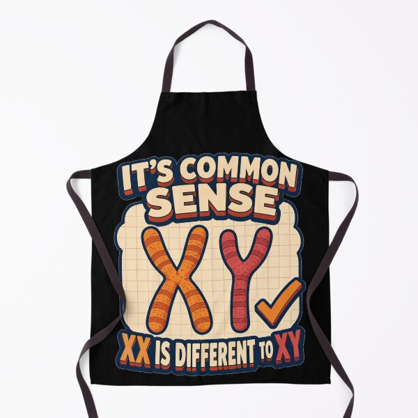 Item preview, Its Common Sense XX Is Different To XY Bold Cartoon Checkmark Art Gift for Advocates designed and sold by Nightarel.