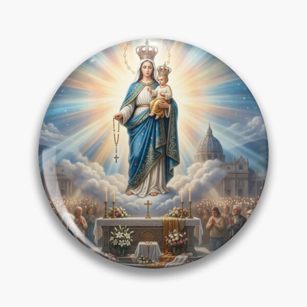 Aperçu de l'œuvre Vierge Marie avec l'Enfant Jésus Art religieux sacré créée et vendue par MantoSagrado.