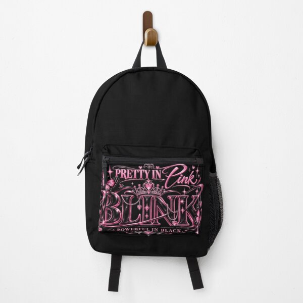 Item preview, Pretty in Pink BLINK – Powerful in Black | Pink & Black Glam Fan Aesthetic designed and sold by storeAC.