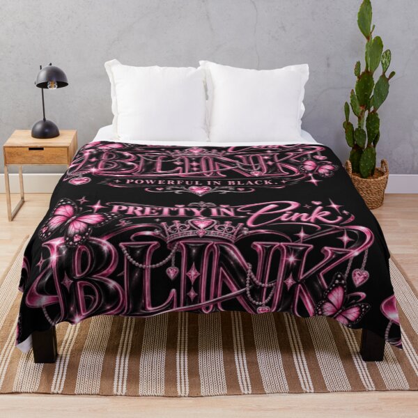 Item preview, Pretty in Pink BLINK – Powerful in Black | Pink & Black Glam Fan Aesthetic designed and sold by storeAC.