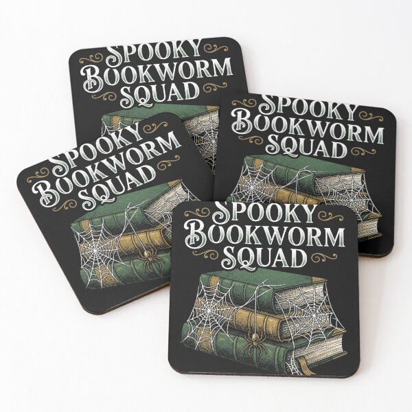 Item preview, Spooky Bookworm Squad Vintage Books Spiderweb Halloween designed and sold by TeNovaStudio.