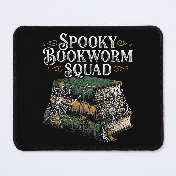 Item preview, Spooky Bookworm Squad Vintage Books Spiderweb Halloween designed and sold by TeNovaStudio.