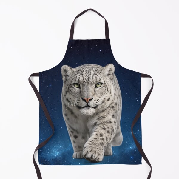 Item preview, Cosmic Snow Leopard Wildlife Portrait designed and sold by BROHLine Studio.