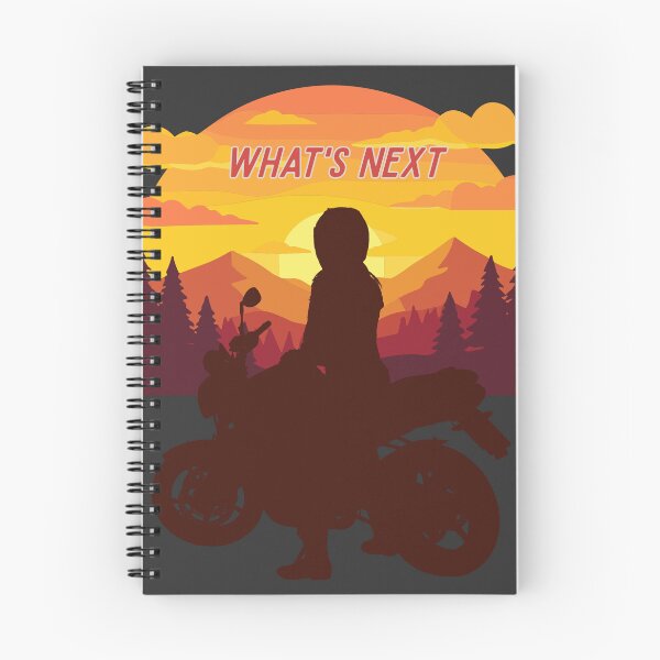 Item preview, What's Next? | Motorbike Adventure Sunset Design designed and sold by AppealingVibes.