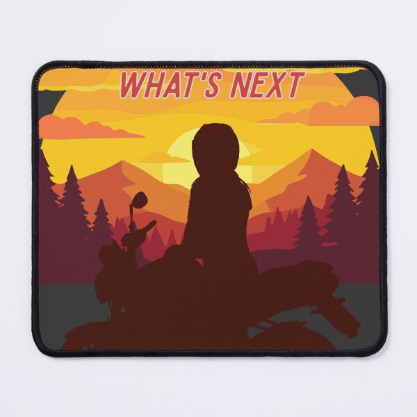 Item preview, What's Next? | Motorbike Adventure Sunset Design designed and sold by AppealingVibes.