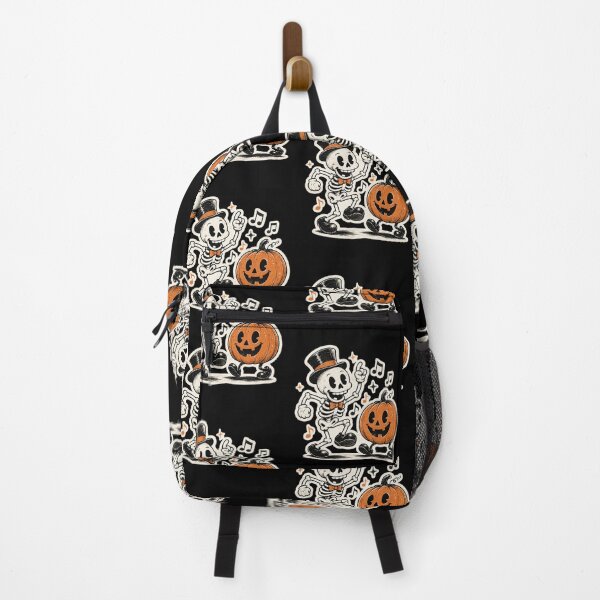 Item preview, Dancing Skeleton and Pumpkin Vintage 1930s Cartoon Halloween designed and sold by LOL-N-LIFESTYLE.