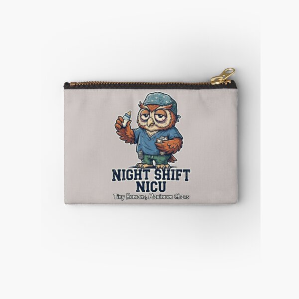 Item preview, Night Shift NICU Nurse Owl - Tiny Humans Maximum Chaos designed and sold by LUKOWEAR.