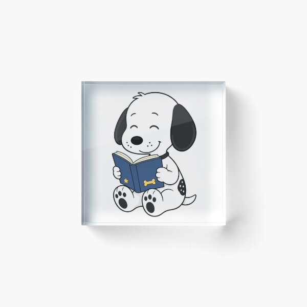 Item preview, Snoopy Reading Time Cute Puppy  designed and sold by ExploreAura Studio.