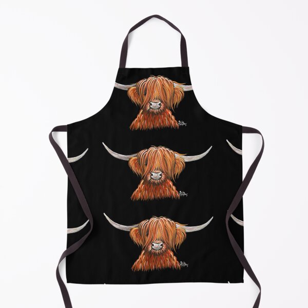 Item preview, Scottish Hairy Highland Cow ' HeNRY B 2 ' by Shirley MacArthur designed and sold by Shirley MacArthur Art.
