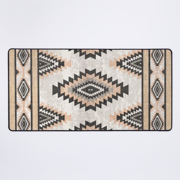 Item preview, Rustic Scandi Boho Southwestern Diamond Area Rug designed and sold by Momoko-Hikaru.