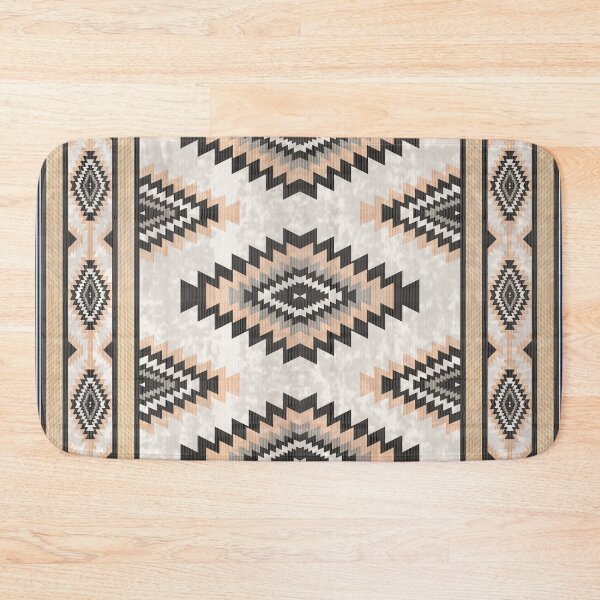 Item preview, Rustic Scandi Boho Southwestern Diamond Area Rug designed and sold by Momoko-Hikaru.