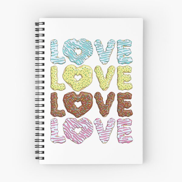 Item preview, The word love from donut in shape heart designed and sold by RizikCat.