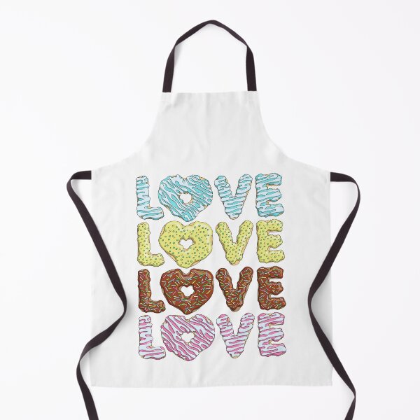 Item preview, The word love from donut in shape heart designed and sold by RizikCat.