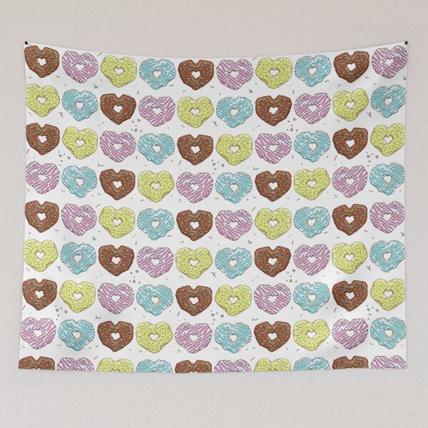 Item preview, The word love from donut in shape heart designed and sold by RizikCat.