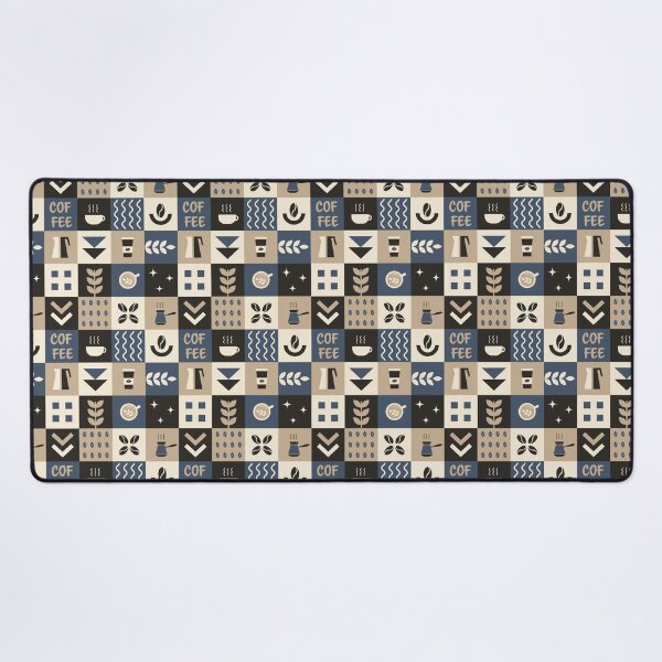 Item preview, Coffee Geometric Square Pattern designed and sold by IrynaAlex.