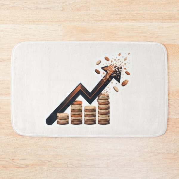 Item preview, Financial Growth Explosion Minimalist Sticker for Office Workers designed and sold by WealthVector.